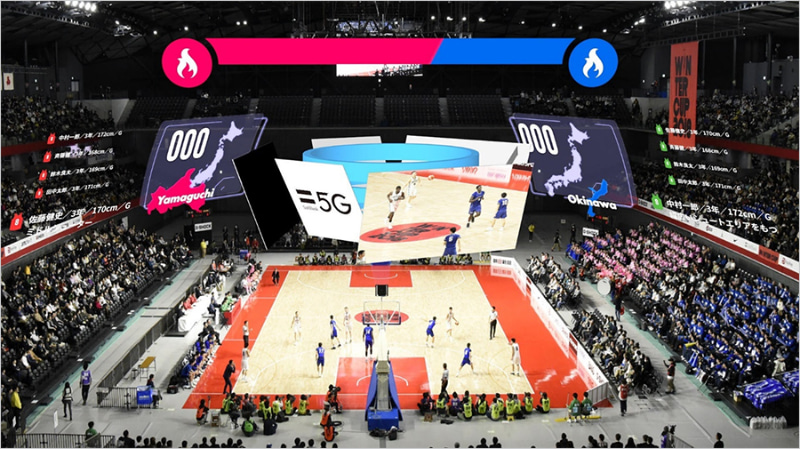 「SoftBank ウインターカップ2019 令和元年度第72回全国高等学校バスケットボール選手権大会」にて5Gを活用したARグラスが導入
