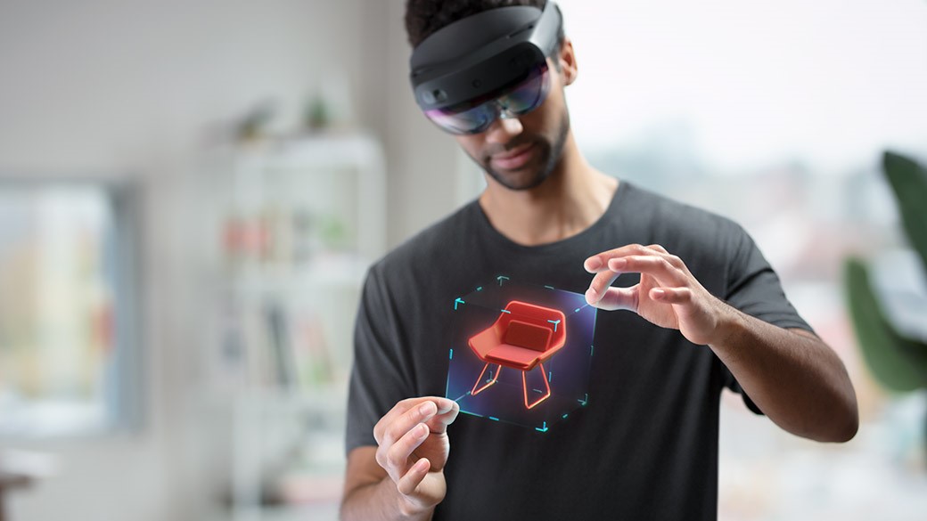 HoloLens着用イメージ