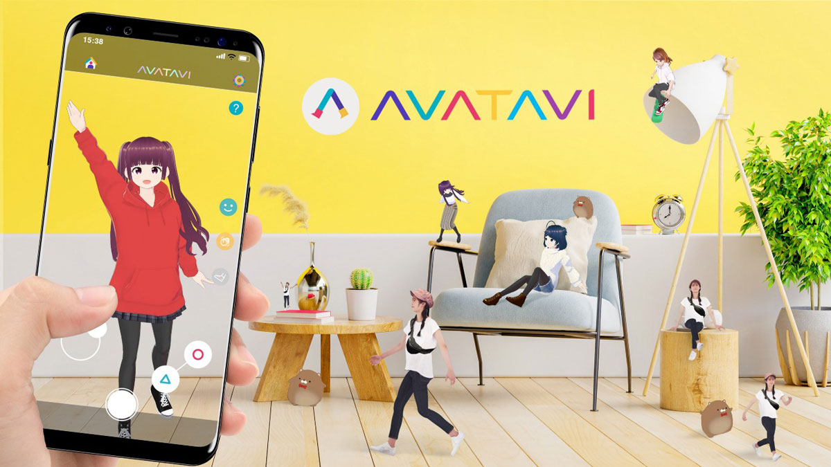 好きなキャラクターとARで旅するアプリ「AVATAVI」にAndroid版登場！好きなアバターと世界を冒険