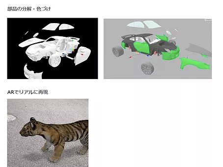 3DCGモデルのAR化などができるソフトウェア「NEXT CG VIEWER」利用例