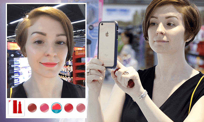 ARメイクアプリ「YouCam メイク」、商品のバーコードを読み取るだけでコスメを試せる新機能をリリース。KATEに導入