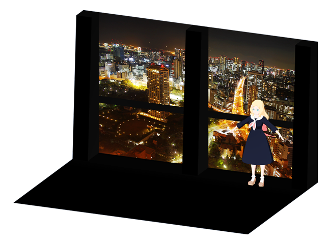 東京タワーZoomツアー参加でもらえるデジタルフィギュア「東京タワーZoomツアーセット」展開イメージ