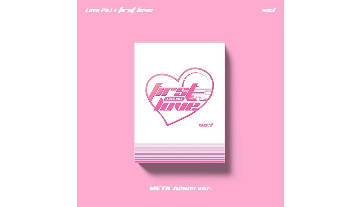 6人組K-POPグループWEiのARフォト入りメタアルバム盤イメージ