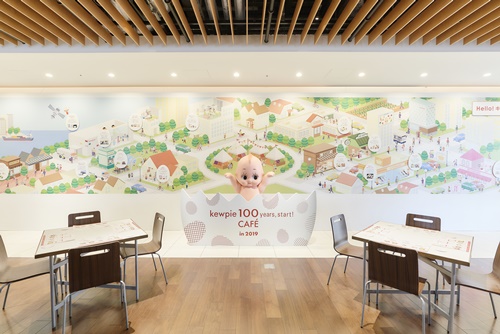 「kewpie 100 years, start! CAFE」店内フォトスポット