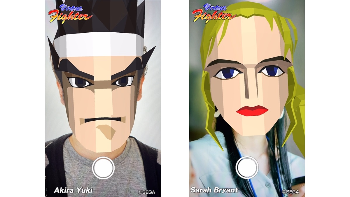 ARで「バーチャファイター」のキャラクターに変身！「Virtua Fighter esports」の配信を記念して公開