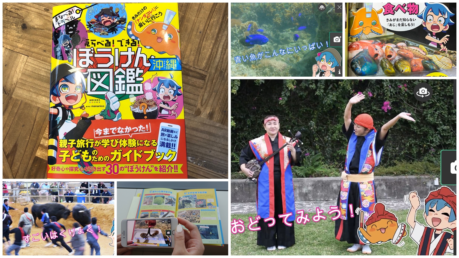 ARの沖縄旅行ガイドブック「えらべる！できる！ぼうけん図鑑」