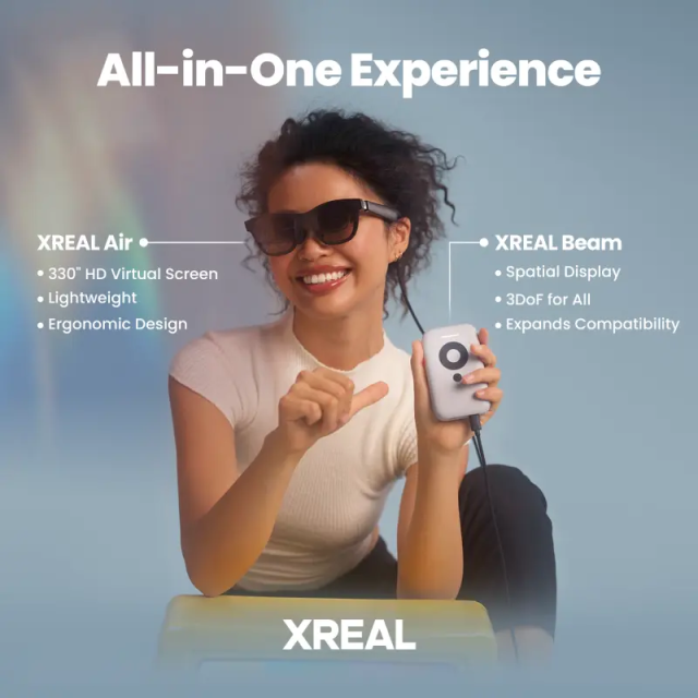 【美品】XREAL Air(旧製品名:NREAL AIR)＋XREAL Beam